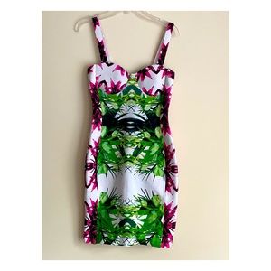 Size-S Tropical Dress